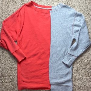 Free People Poppy Combo color-block sweatshirt l